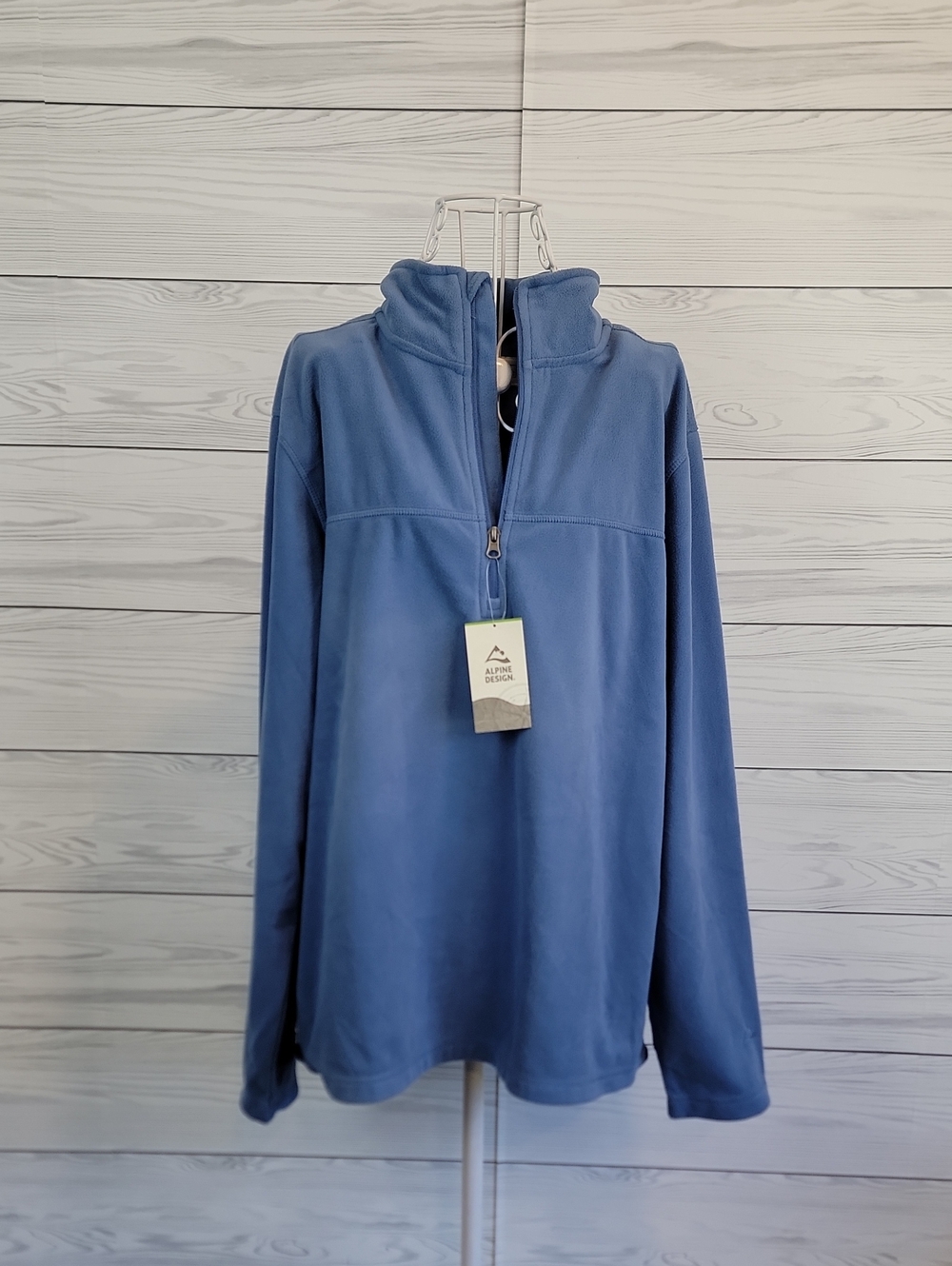 Alpine Design Half-Zip Fleece Pullover - Dutch Blue Mens Size L